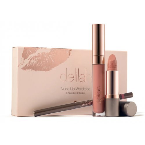 Lūpų rinkinys Delilah Warm Nude Lip Wardrobe